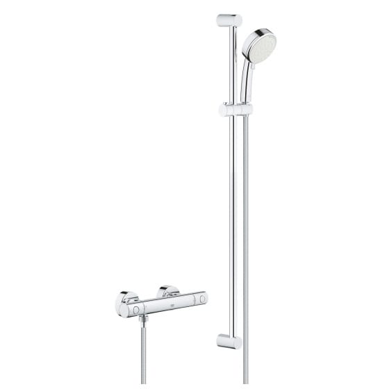 Image of Grohe Grohtherm 800 Cosmopolitan Exposed Thermostatic Shower Mixer Valve