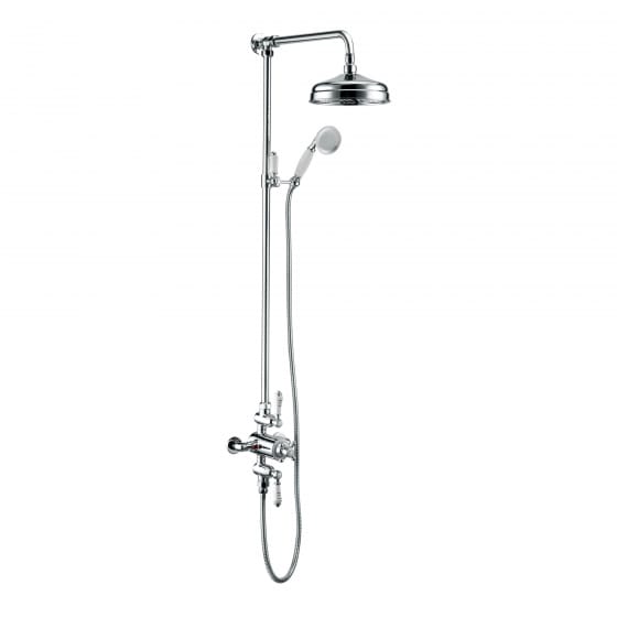 Image of BTL Traditional Exposed Mixer Shower with Shower Kit & Fixed Head