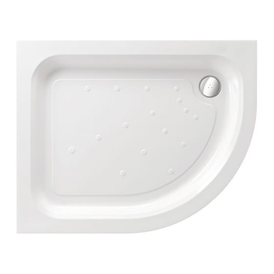 Image of Just Trays Merlin Offset Quadrant Shower Tray