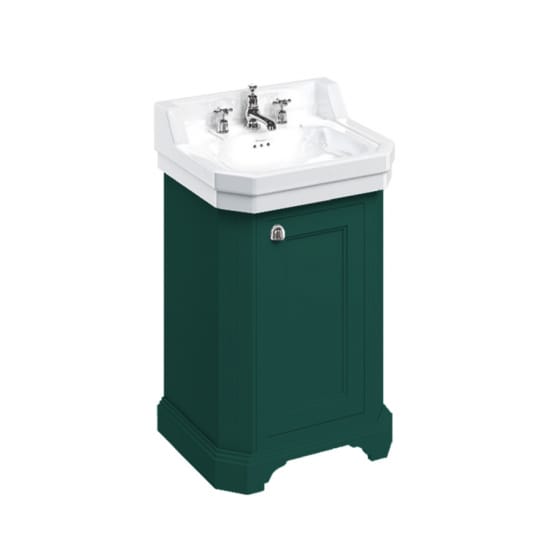 Image of Burlington Edwardian Freestanding 560mm Cloakroom Vanity Unit with Basin