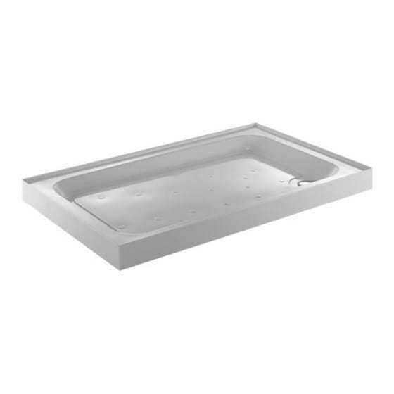 Image of Just Trays Ultracast Rectangular Shower Tray