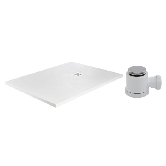 Image of Just Trays Natural Rectangular Shower Tray