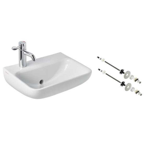 Image of Armitage Shanks Contour 21+ Back Outlet Basin