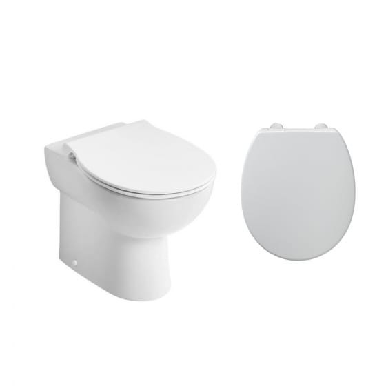 Image of Armitage Shanks Contour 21+ Rimless Back to Wall Toilet