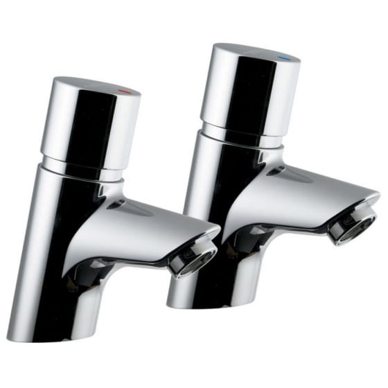 Image of Armitage Shanks Contour 21 Pair Self Closing Basin Taps