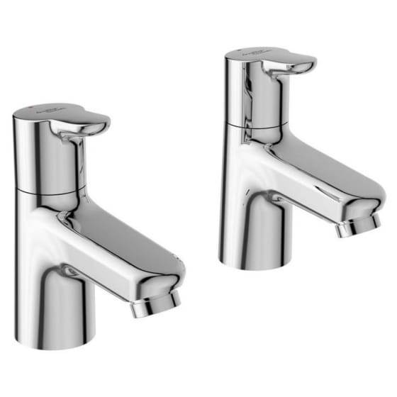 Image of Armitage Shanks Contour 21+ Pillars Basin Taps