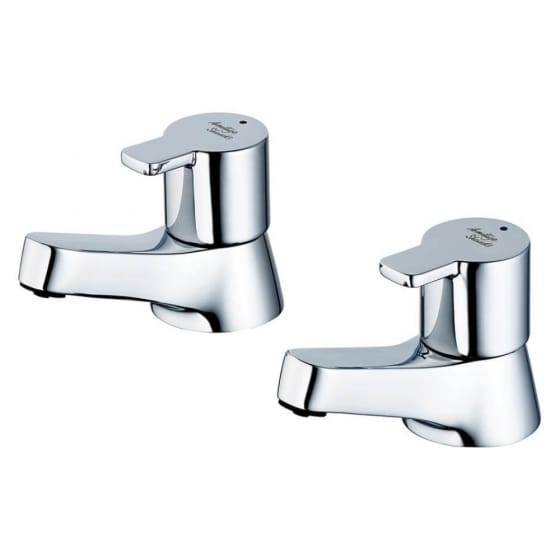 Image of Armitage Shanks Sandringham 21 SL Bath Pillar Taps