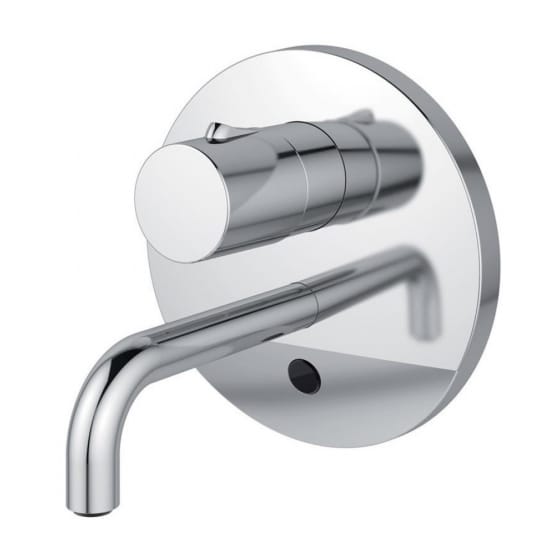 Image of Armitage Shanks Sensorflow Wave Wall Mounted Thermostatic Electronic Basin Mixer