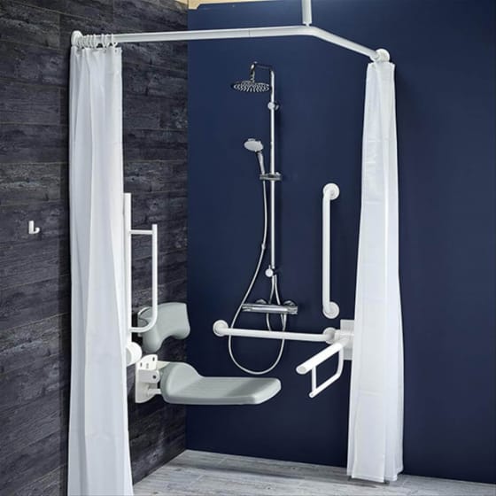 Image of Armitage Shanks Contour 21 Doc M Exposed Shower Room Pack