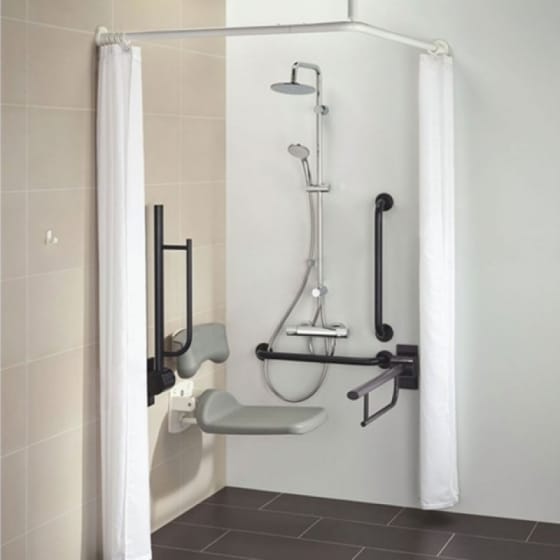 Image of Armitage Shanks Contour 21 Doc M Exposed Shower Room Pack
