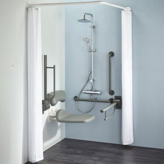 Image of Armitage Shanks Contour 21 Doc M Exposed Shower Room Pack