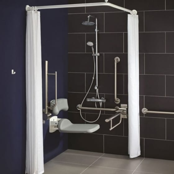 Image of Armitage Shanks Contour 21 Doc M Exposed Shower Room Pack