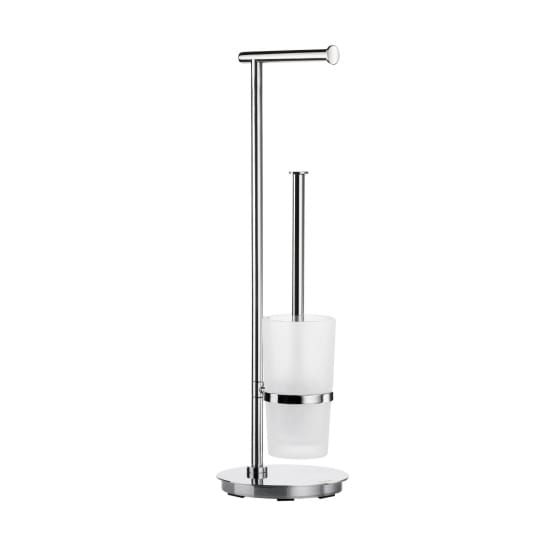 Image of Smedbo Outline Lite Toilet Roll Holder & Toilet Brush