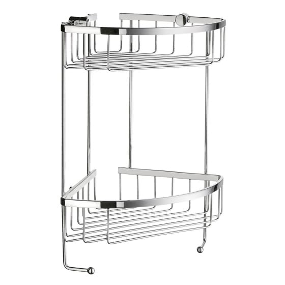 Image of Smedbo Sideline Design Corner Shower Basket