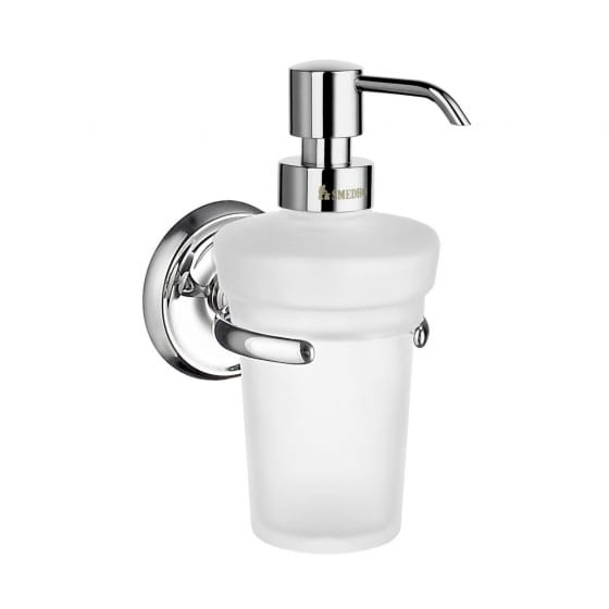 Image of Smedbo Villa Holder with Glass Soap Dispenser