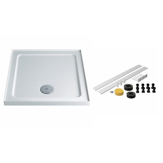 Image of Twyford Square Shower Tray 4 Upstand