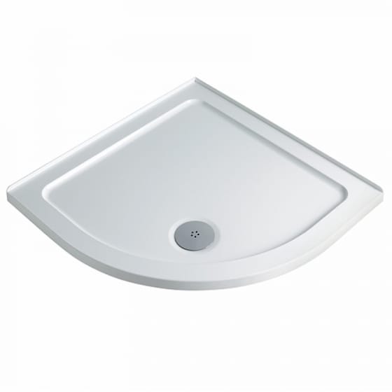 Image of Twyford Quadrant Shower Tray 2 Upstand