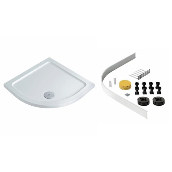 Image of Twyford Quadrant Shower Tray Flat Top