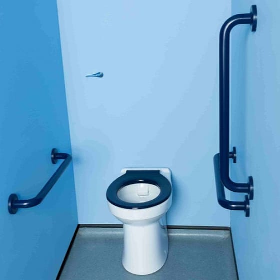 Image of Twyford Doc M Rimless Ambulant Back to Wall Pack