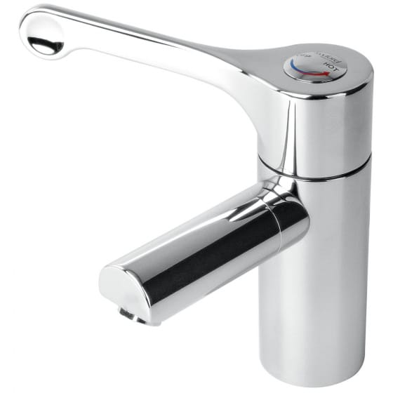 Image of Twyford Sola Thermostatic Basin Mixer with Detachable Spout