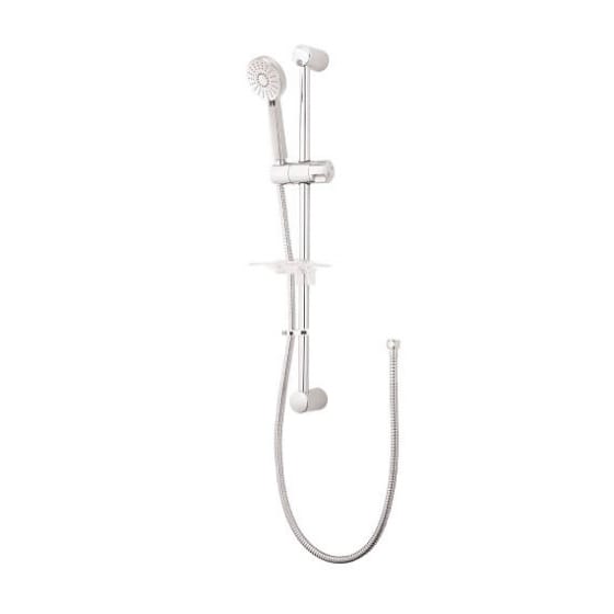 Image of Twyford Sola Shower Rail with Hose & Head