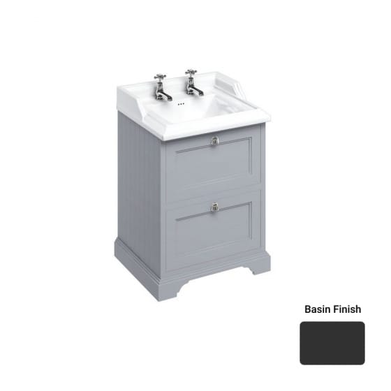 Image of Burlington Freestanding 650mm Vanity Unit with Basin