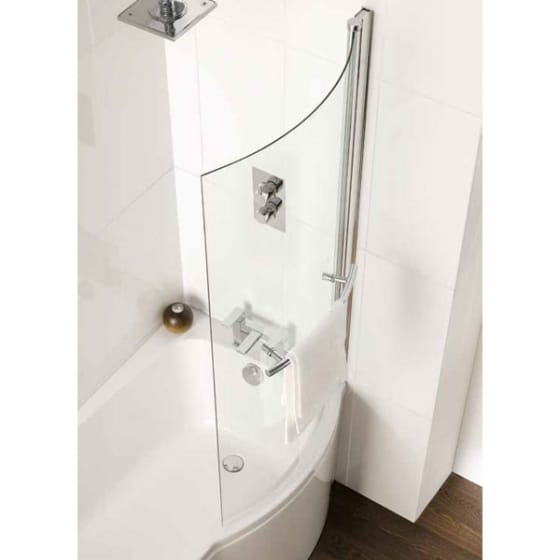 Image of Eastbrook Beaufort C Shape Bath Screen