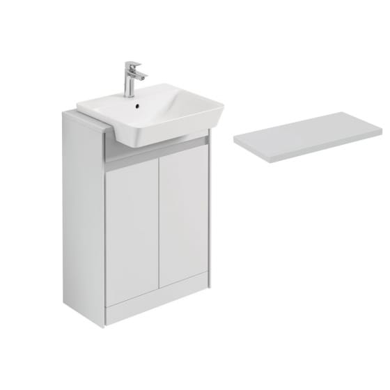 Image of Ideal Standard Connect Air Floor Standing Semi Countertop Unit