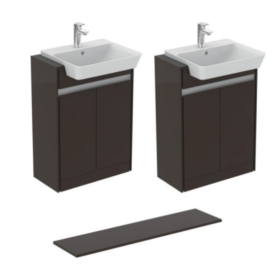 Image of Ideal Standard Connect Air Floor Standing Semi Countertop Unit