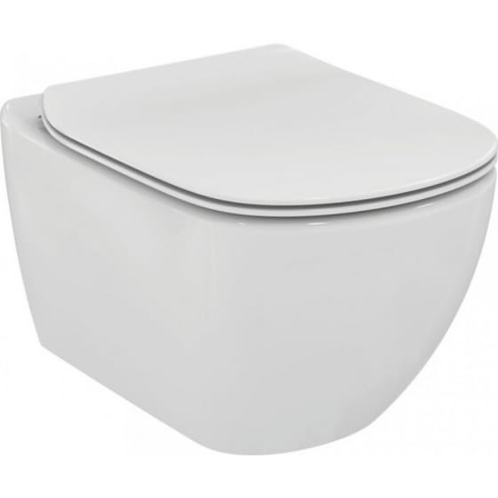 Image of Ideal Standard Tesi Wall Hung Toilet with Aquablade Technology