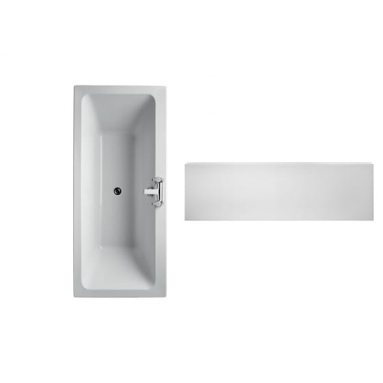 Image of Ideal Standard Tempo Cube Idealform Plus Double Ended Bath