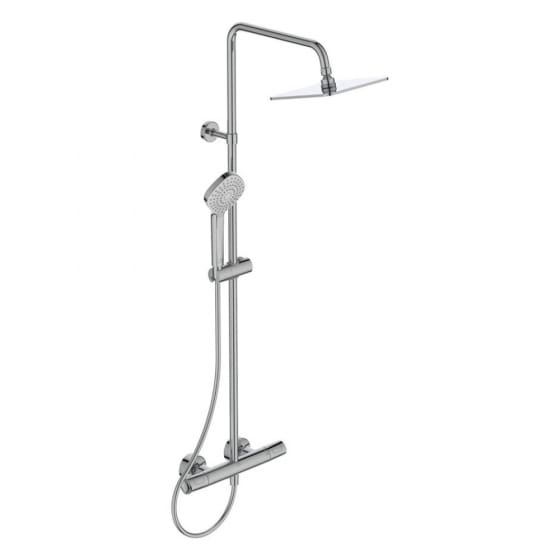 Image of Ideal Standard Ceratherm T100 Square Dual Exposed Thermostatic Shower Mixer Pack