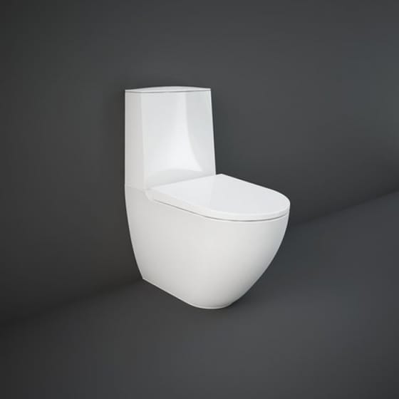 Image of RAK Des Close Rimless Coupled Toilet