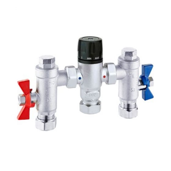 Image of RAK Compact Commercial Thermostatic Mixing Valve 15mm