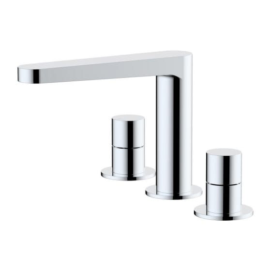 Image of RAK Petit Round 3 Tap Hole Basin Mixer