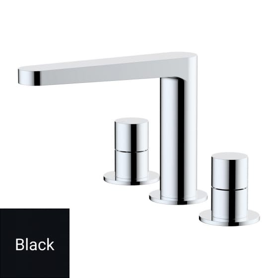 Image of RAK Petit Round 3 Tap Hole Basin Mixer