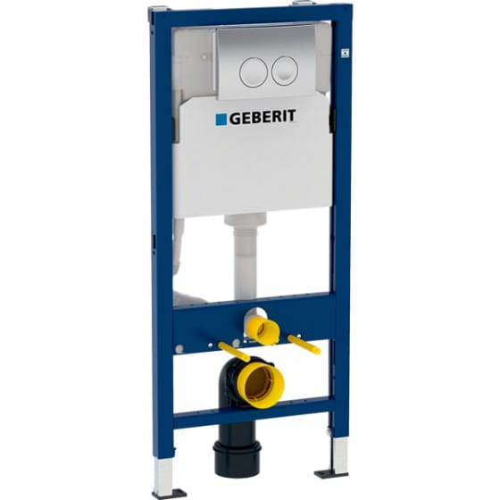 Image of Geberit Duofix Wall Hung Toilet Frame With 12cm Delta Cistern