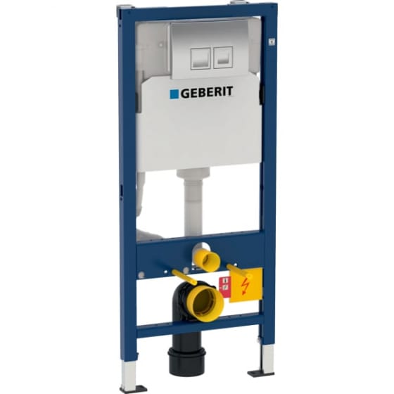 Image of Geberit Duofix Wall Hung Toilet Frame With 12cm Delta Cistern