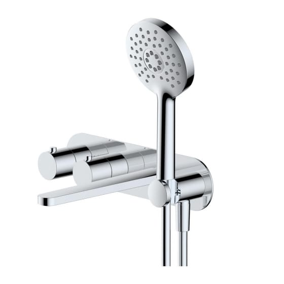 Image of RAK Petit Round Wall Mounted Thermostatic Bath Shower Mixer