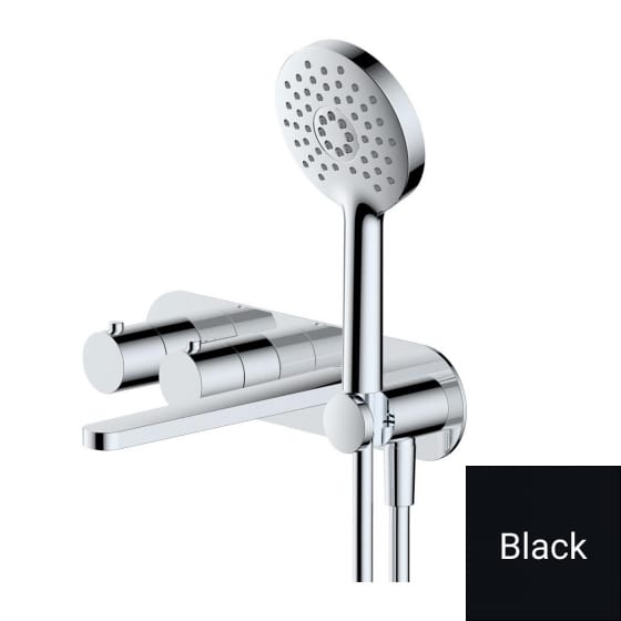 Image of RAK Petit Round Wall Mounted Thermostatic Bath Shower Mixer