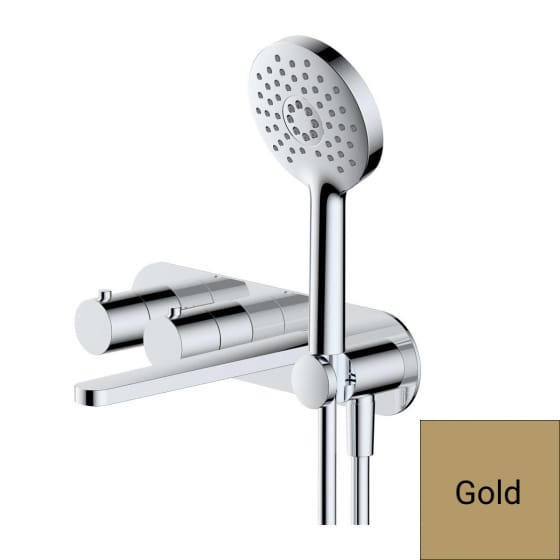 Image of RAK Petit Round Wall Mounted Thermostatic Bath Shower Mixer