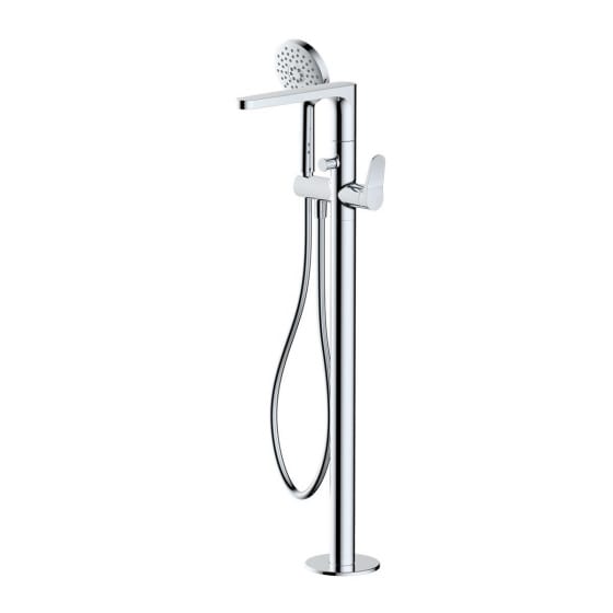 Image of RAK Petit Round Free Standing Bath Shower Mixer