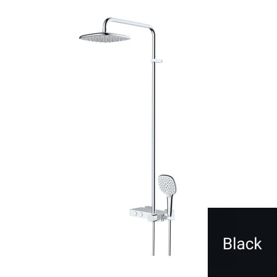 Image of RAK Petit Square Thermostatic Rain Shower Set