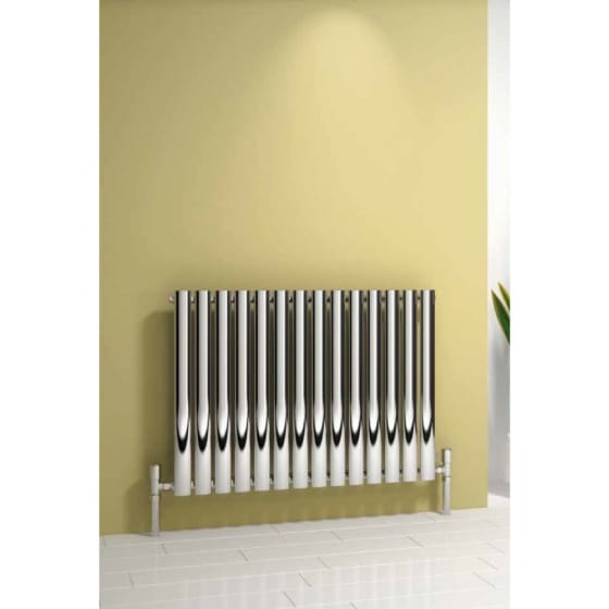 Image of Reina Neva Chrome Horizontal Steel Radiator