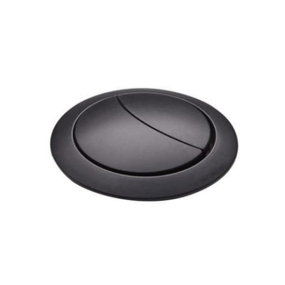 Image of Tavistock Matt Black Dual Flush Button