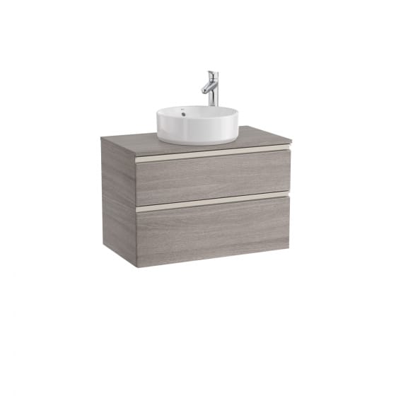 Image of Roca The Gap On-Countertop Wal Hung Vanity Unit