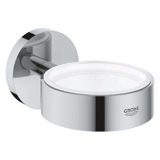 Image of Grohe Essentials Glass/Soap Dish Holder