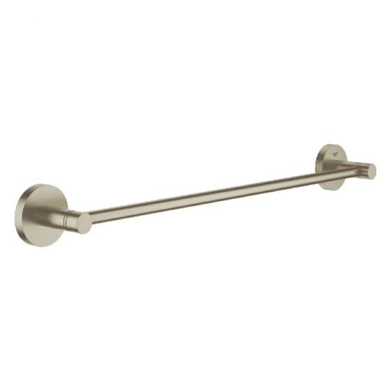 Image of Grohe Essentials Brushed Nickel Towel Rail