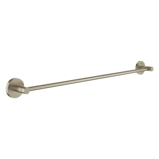 Image of Grohe Essentials Brushed Nickel Towel Rail