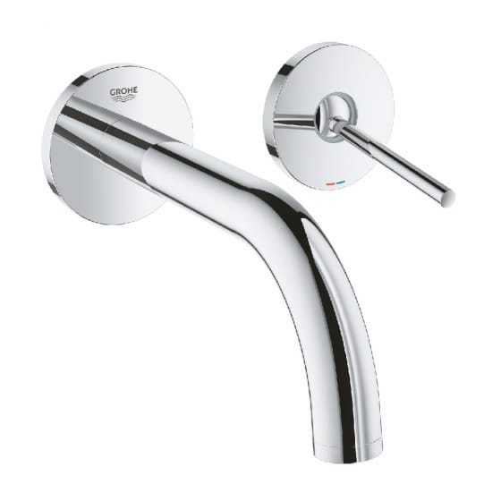 Image of Grohe Atrio Wall Mounted Two Hole Mixer Joystick Tap M-Size